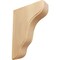 Ekena Millwork 1 3/4"W x 5 1/4"D x 7 1/2"H Plymouth Wood Bracket, Red Oak BKTW02X05X08PLRO - alternate 1